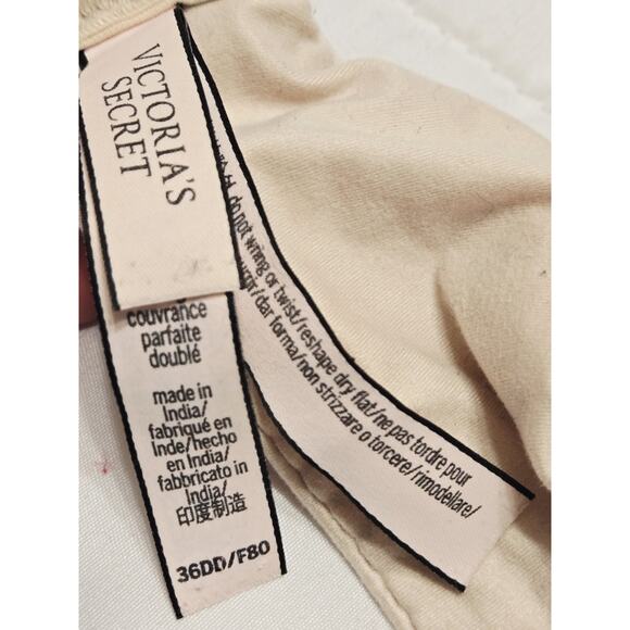 Victoria's Secret White Padded Bra Underwire Everyday Comfort Support 36DD - Picture 7 of 7